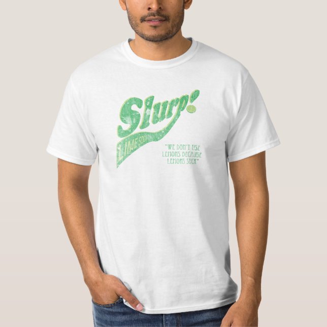 T-shirt Buvez bruyamment ! Chaulez la soude (Devant)