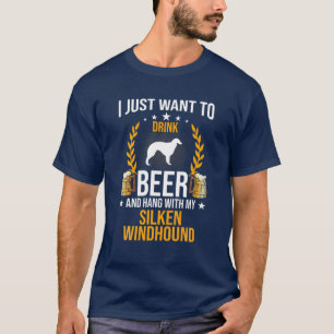 T-shirt Buvez De La Bière Et Accrochez-Vous Avec Mon Chien