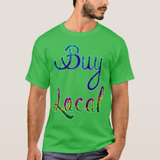 T-shirt Buy Local Farmers Professional Vegan Powerlift No