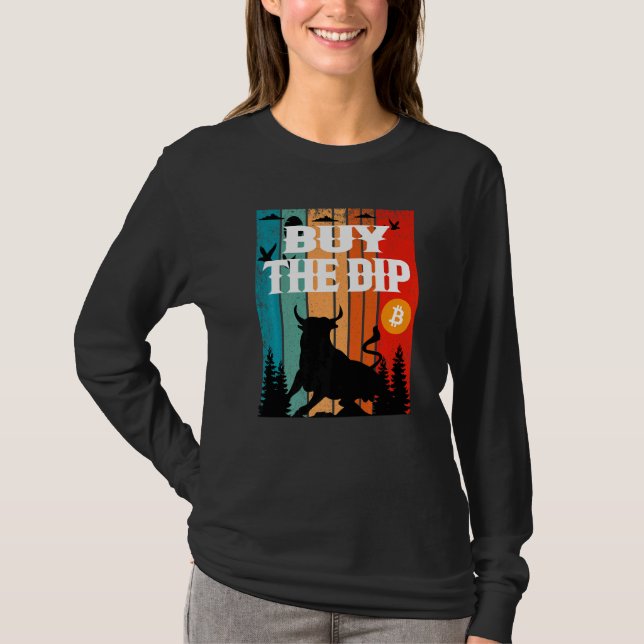 T-shirt Buy The Dip Crypto Bitcoin Trading & Mining Asset  (Devant)