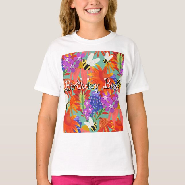 T-shirt BuzzAmongBlooms_Enfants modifiables (Devant)