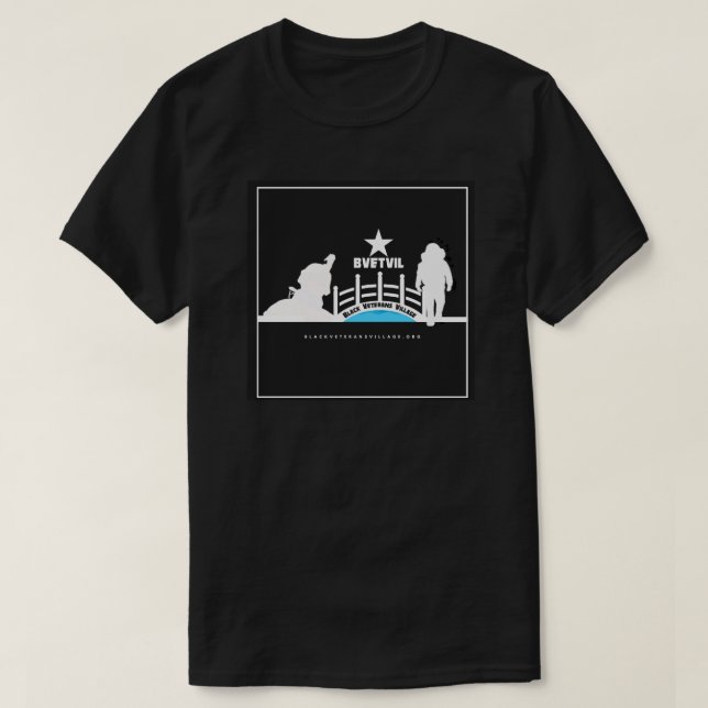 T-shirt BVETVIL noir (Design devant)