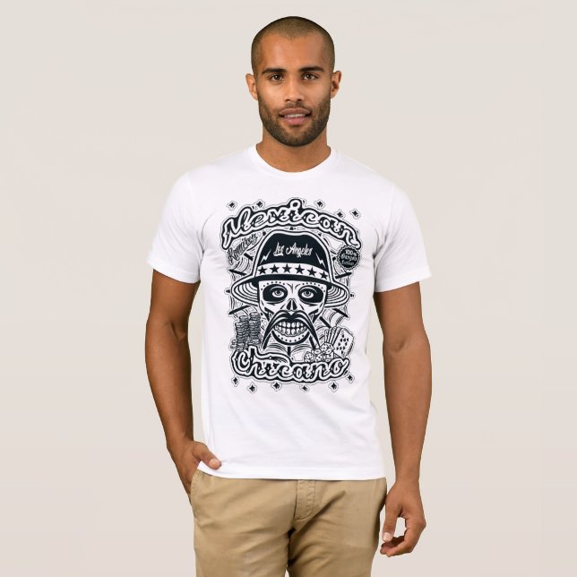 T-shirt BW chicano mexicain Ramirez (Devant entier)