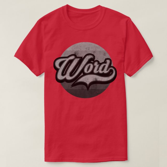 T-shirt BW Word (Design devant)