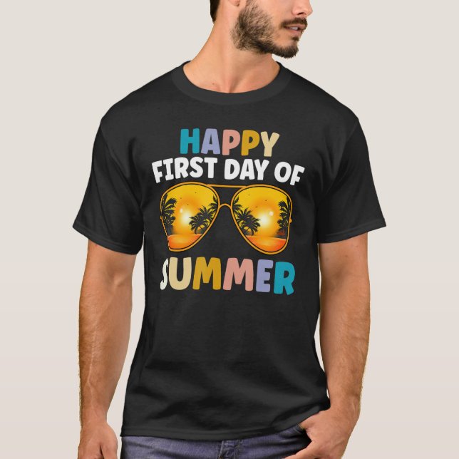 T-shirt Bye Bye SCHOOL Hello Summer Last Day Of School (Devant)
