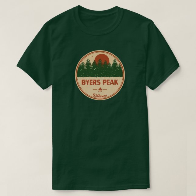 T-shirt Byers Peak Wilderness Colorado (Design devant)