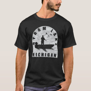 T-shirt Byram Lake Fishing Michigan
