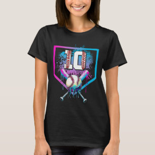T-shirt Bysebyll Drip 10e anniversaire plaque de home garç