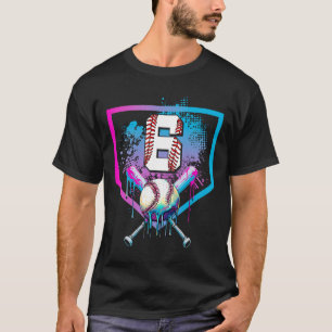 T-shirt Bysebyll Drip 6e Anniversaire Home Plate Garçons J