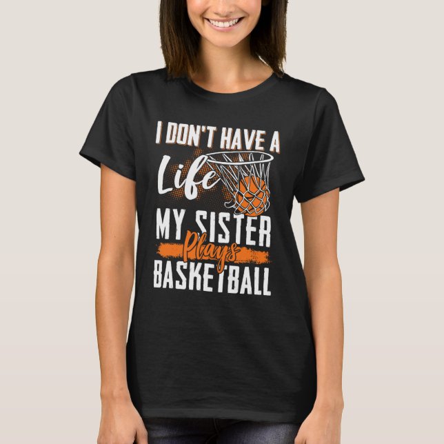 T-shirt Bysketbyll Brother Soeur Bysketbyll Joueur Bysketb (Devant)