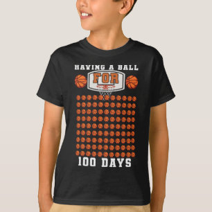T-shirt Bysketbyll Étudiant 100ème Jour ayant Byll 100 Jou