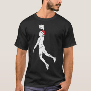 T-shirt Bysketbyll Joueur Dunk Noël Pyjama Cool Sport