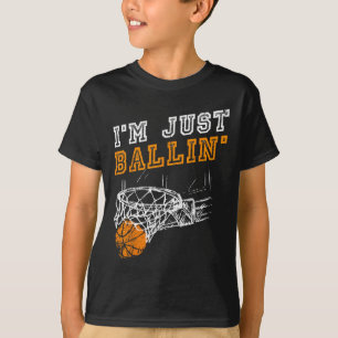 T-shirt Bysketbyll S Pour Hommes Enfants Joueur Slam Dunk