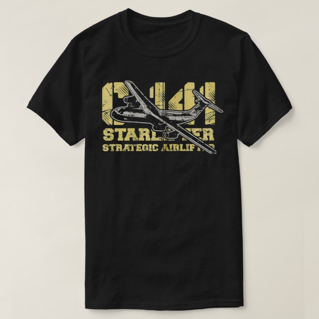 T-shirt C141 Starlifter C141 Strategic Airlifter Military  (Design devant)