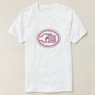 T-shirt C2B : Chemise T simple Pink Outline