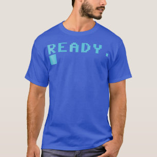 T-shirt C64 Retro Jeu ordinateur prêt à charger