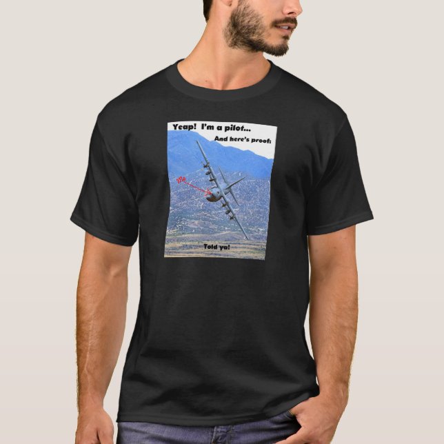 T-SHIRT C-130 DE BAS NIVEAU (Devant)