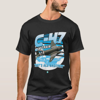 T-shirt C-47 Skytrain 2ÈME GUERRE MONDIALE Transport avion