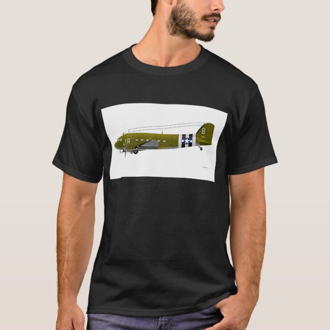 T-shirt C-47 Skytrain de Douglas (Devant)