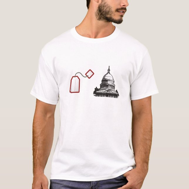 T-shirt C.C de sachet à thé - thé (Devant)