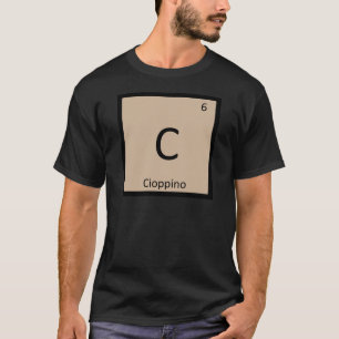 T-shirt C - Cioppino Chimie Symbole du tableau périodique