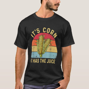 T-shirt C`est du maïs Il a le jus Retro Corn tendance 3
