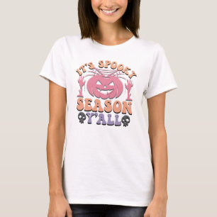 T-shirt C’est la saison Éffrayante Y’all Halloween citro
