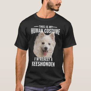 T-shirt C’est mon costume humain Je suis vraiment un Keesh