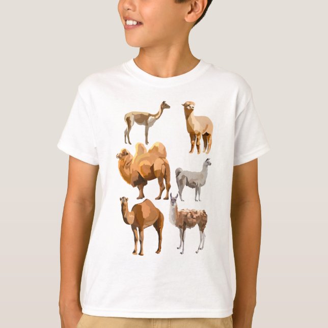 T-shirt C est pour Camelid (Devant)