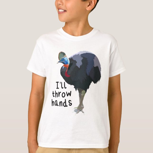 T-shirt C est pour Cassowary (Devant)