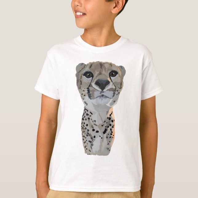 T-shirt C est pour Cheetah (Devant)