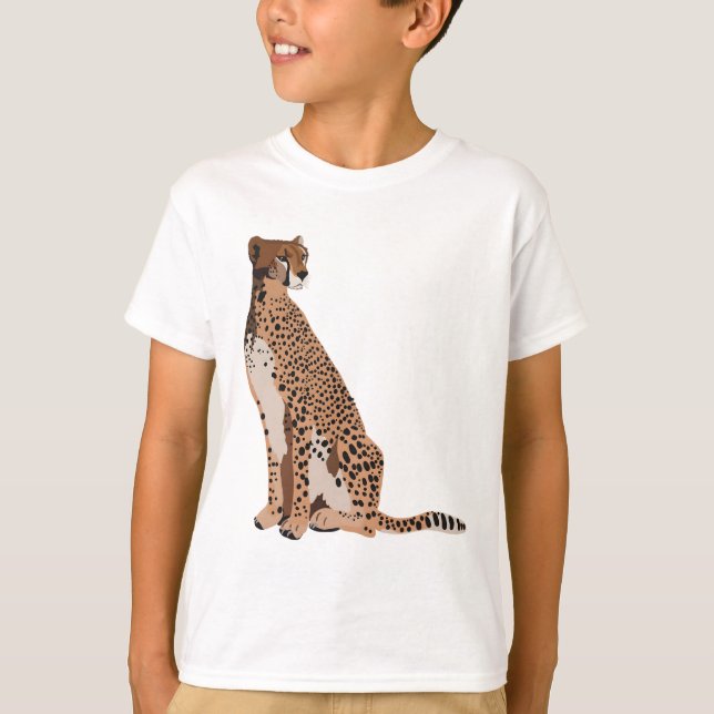 T-shirt C est pour Cheetah (Devant)