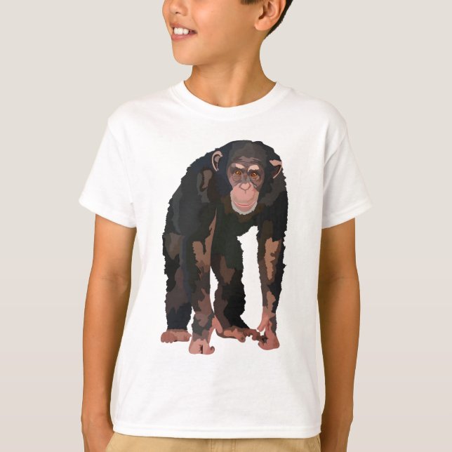 T-shirt C est pour Chimp (Devant)
