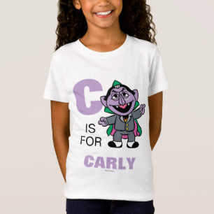 T-Shirt C est pour le Comte von Count   Ajoutez votre nom