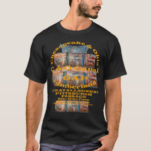 T-shirt C et chemin de halage du canal O Great Allegheny P