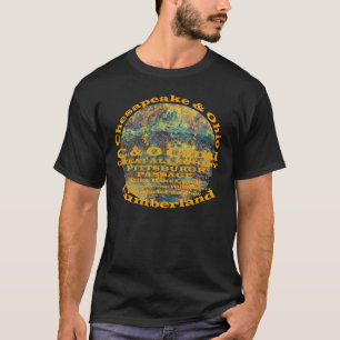 T-shirt C et chemin de halage du canal O Great Allegheny P