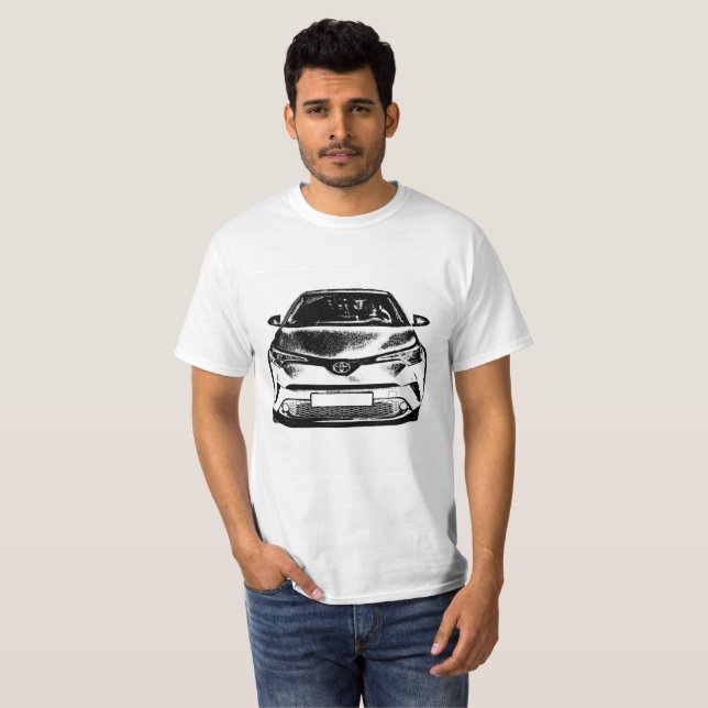 T-shirt C-HR passion hybride par la conception (Devant entier)