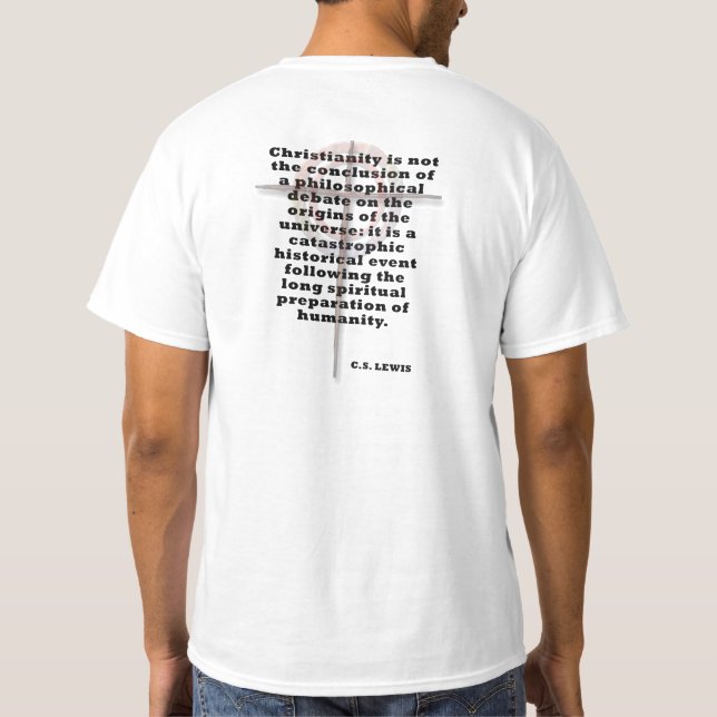 T-SHIRT C.S. CITATION DE LEWIS (Dos)