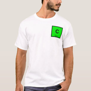 T-shirt C - Symbole du tableau périodique de la chimie du 