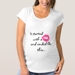 T-shirt Ça a commencé par un baiser