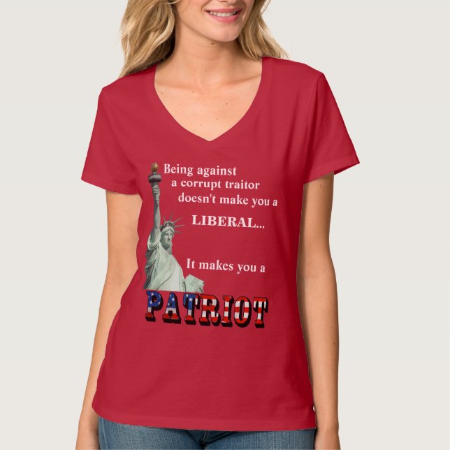 T-shirt Ça fait de toi un PATRIOT (Devant)