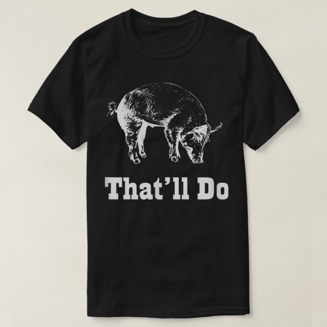 T-shirt Ça ira Cochon Graphique Drôle (Design devant)