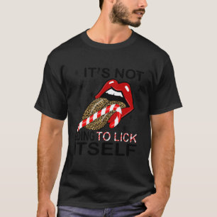 T-shirt Ça Ne Va Pas Se Lancer Lui-Même Tongue Léopard.