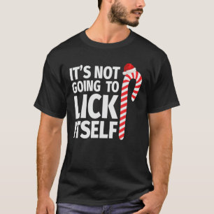 T-shirt Ça ne va pas se lick Sucre de canne de Noël