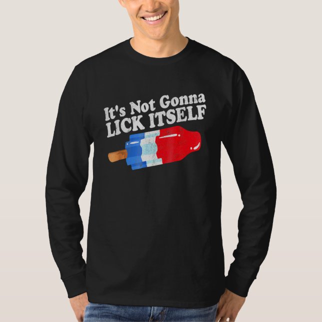 T-shirt Ça ne va pas se mordre 4 juillet Célébration (Devant)