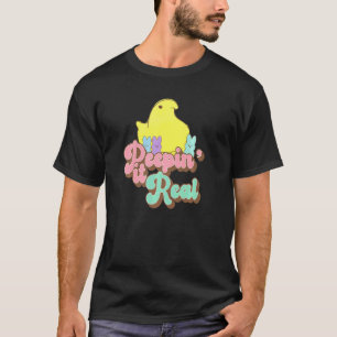 T-shirt Ça regarde vraiment vintage mignon poulet lapin
