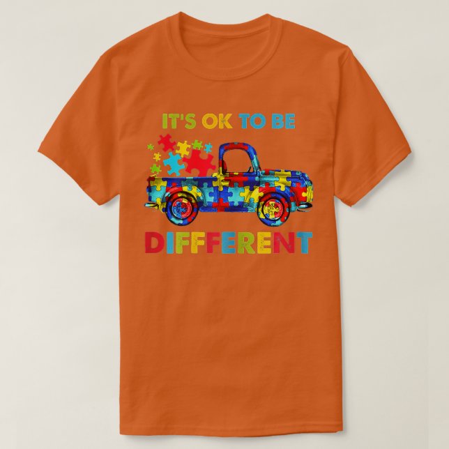 T-shirt Ça va d'être différent mois de Sensibilisation sur (Design devant)