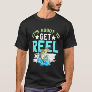 T-shirt Ça va devenir réel Pêcheurs à la truite Pêche à la