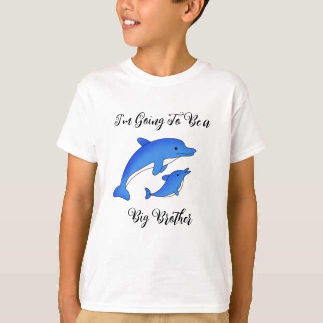 T-shirt Ça va être un Big Brother | Dauphins (Devant)
