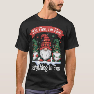 T-shirt Ça va, tout va bien, tout va bien pour Noël